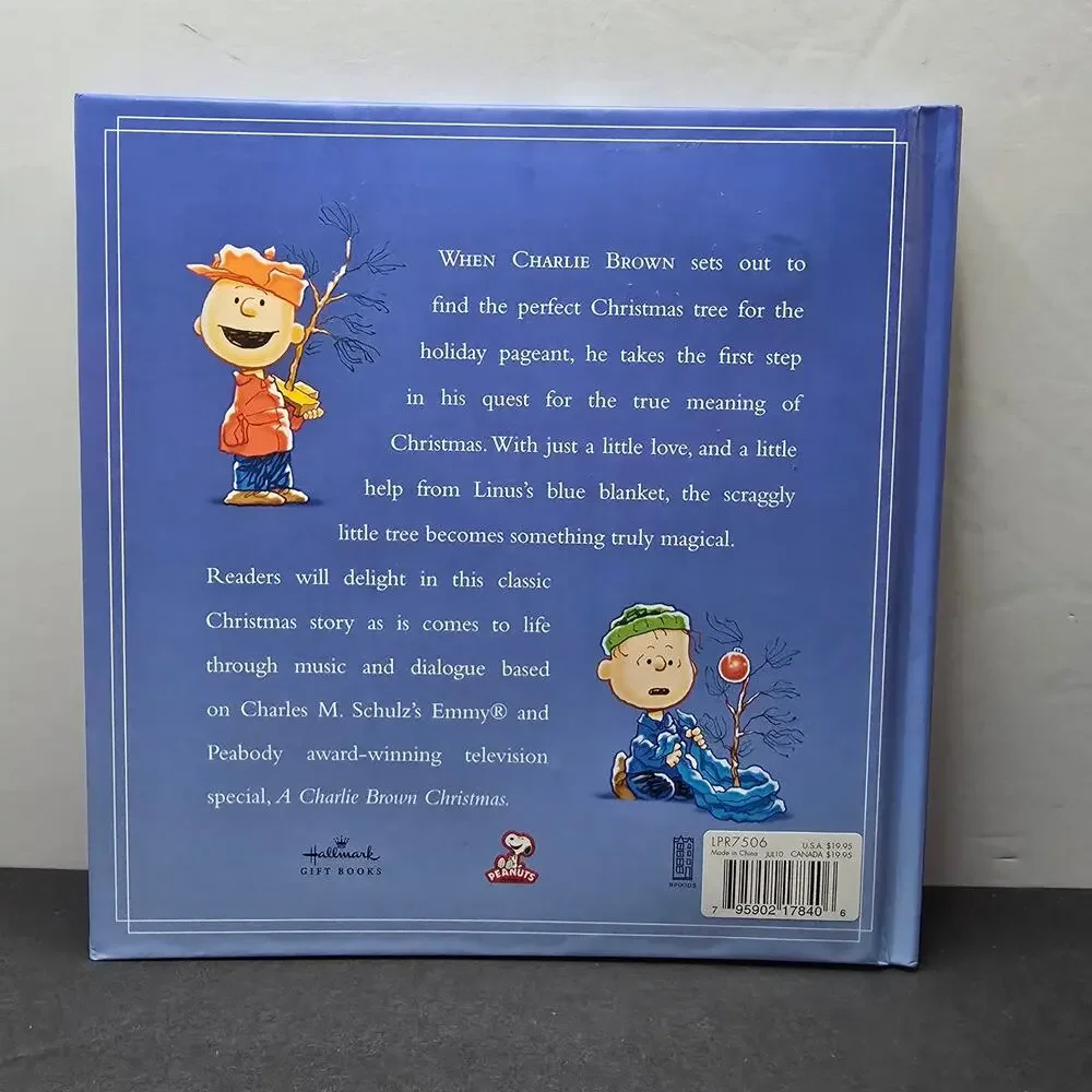 Hallmark Charlie Brown Christmas Interactive Sound Book Peanuts 2010 Works